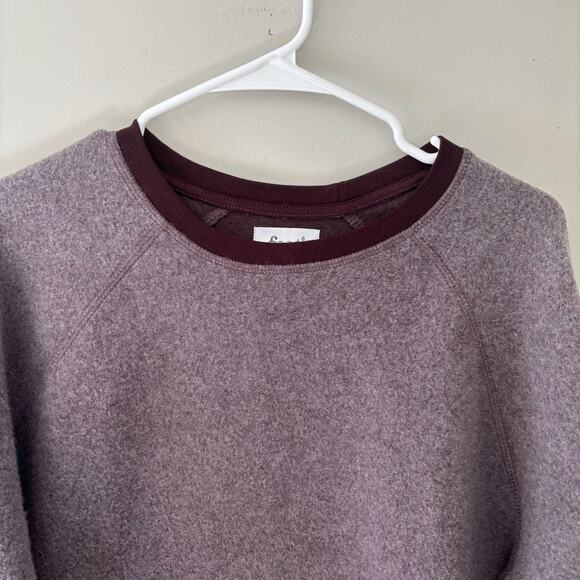 Feat Blanketblend Fleece Crewneck Sweatshirt Size Large - Picture 2 of 6